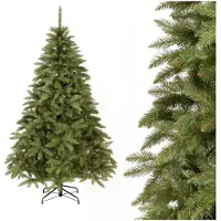 Springos Árbol de Navidad artificial , 180 cm, estilo abeto escandinavo, con base de metal