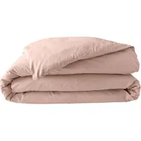 Merkloos Funda de edredón de 240 x 220 cm, de algodón en color beige, con tejido percal
