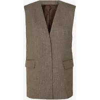 Selected Corte Relajado Chaleco Mujeres Marrón 42