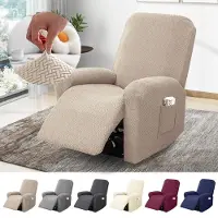 Merkloos Funda para sillón - Elástica - Sillón relax - 1 plaza - Taupe