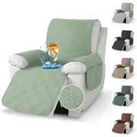 Merkloos Protector de sillón - Sillón reclinable - Antideslizante - 59 x 203 cm - Gris
