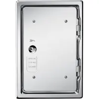 OEM Puerta para chimenea K30/4, acero inoxidable V2A, 20x30 cm