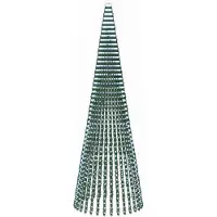 Syfax Árbol de Navidad LED 470 cm 1504 LED Blanco frío Acero Verde