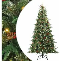 Syfax Árbol de Navidad artificial con ramas articuladas Verde 240 cm