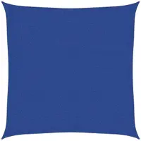 vidaXL Vela de sombra, 160 g/m², azul, 2,5 x 2,5 m, HDPE