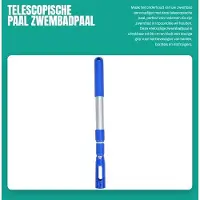 Liangpin Jiazuo Dailygoods - Piscina Telescópica 44.5-88 cm - Accesorios de limpieza - Red de desnatación/Armería/Bristles - Ligero - Superficie lisa - Polo de limpieza