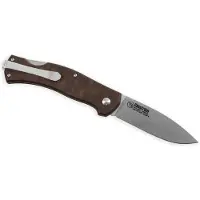 Casström Lars Fält EDC 17040, Satin 14C28N, Coffee Brown Richlite, navaja