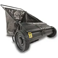 OEM Escoba para césped de 66 cm, con depósito de recogida de 200 litros, de funcionamiento manual