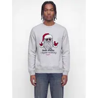 Jack & jones Sudadera 'JJXmas Fun' rojo / negro / blanco moteado