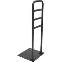 StarTech.com Ayudante para levantarse del sofá - Barra de apoyo con asa ergonómica - Acero/hierro - Altura 102 cm - Para personas mayores - Color negro