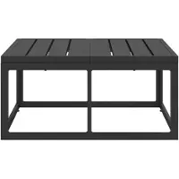 StarTech.com Mesa de jardín - Mesa de jardín de metal, 70x70x32 cm - Estructura de metal resistente - Material: tela - Ideal para terraza y jardín - Color: verde militar