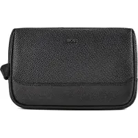 BOSS Northon Bolsas de aseo M Piel natural 23 cm negro