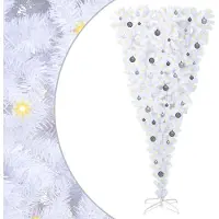 Syfax Árbol de Navidad artificial con 300 LED 210 cm PVC y Acero
