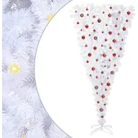 Syfax Árbol de Navidad artificial con 300 LED 210 cm PVC y Acero