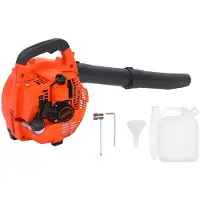 StarTech.com Soplador de hojas a gasolina - Modelo H28 - De mano - Motor de 2 tiempos de 26cc - Potencia de 750W - Depósito de 0,65L - Sin batería