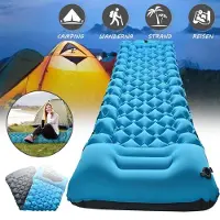 StarTech.com Colchoneta inflable con almohada integrada, ultraligera y compacta. Ideal para camping, senderismo, mochilismo y uso en tiendas de campaña