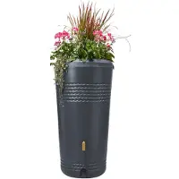 Graf 4rain MILO 2en1 depósito de agua de lluvia 230 L graphite grey incl. jardinera