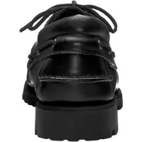 Sebago para hombre. 741271W Zapatos de Piel Acadia negro (40), Plano, Cordones, Casual, outlet 2026.