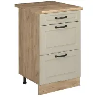 Vicco Mueble bajo de cocina R-Line Arena casa de campo/Roble dorado 50 cm encimera Roble dorado, Model 72269