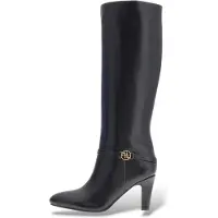 GUESS para mujer. FLFOATLEA11 Botas de Piel Oatie negro (37), 3 a 5cm, Cremallera, Casual, Clásico, outlet 2026.