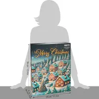 Ed Brubaker Calendario de Adviento XXL de Cosméticos 2026: "Pueblo navideño en la nieve" - Un gran calendario de Navidad para abrir, con 24 sorpresas