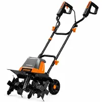StarTech.com Fresadora eléctrica de jardín – Cultivador – 1800 W – Ancho de trabajo de 46 cm – Profundidad de trabajo de 22 cm – 380 RPM – 6 cuchillas de acero – Enchufe europeo de 220–240 V