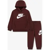 Nike Ropa para correr 'CLUB FLEECE' chocolate / blanco
