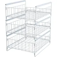 Merkloos Estante organizador extensible para cocina, 33,5 x 43 x 51 cm