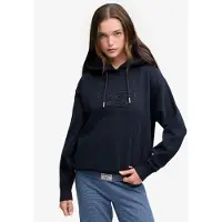 Superdry Sudadera Con Capucha Company Logo Embroidered Sequin
