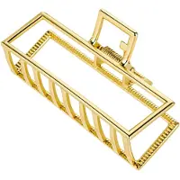 Soho Hair accesoires Joyería para el pelo 'Niba Large Metal Hair Claw - Gold' oro