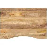 Merkloos Escritorio de madera maciza de mango, 80x60 cm
