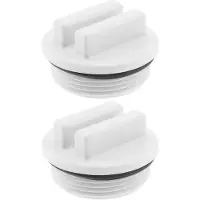 Liangpin Jiazuo Dailygoods - Conector filtro 2 piezas - 1,5 pulgadas - Conector de drenaje - Sello O-Ring - Resistente a la corrosión - Material PP - Diámetro interior 3,8 cm - Conector de piscina