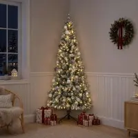 Syfax Árbol de Navidad artificial con bolas 240 cm 300 LED