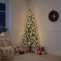 Syfax Árbol de Navidad artificial con bolas 180 cm 300 LED