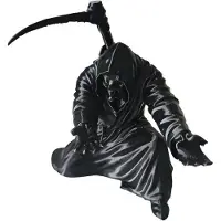 LTPRTZ Estatua de la Oficina del Portapene - Organizador de la Oficina - Limpieza de Oficina - Pieza decorativa artística - 12x12x12 cm - Estética oscura
