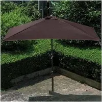 LTPRTZ Parasol de jardín ajustable - Parasol de playa exterior - Protección solar - Con nadador - 230 cm - Morado