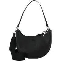 Lacoste Chantaco Classics Bolsa de hombro Piel natural 23 cm negro