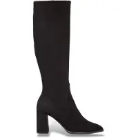 Wonders para mujer. M-5441 Botas de Piel Cervojet negro (38), Tela, 3 a 5cm, Cremallera, Casual, outlet 2026.