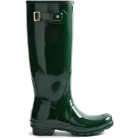 Hunter para mujer. FRW0002262 Botas de agua Original Tall 170th Anniversary verde (35/36), Plano, Hebilla, Casual, PVC, outlet 2026.
