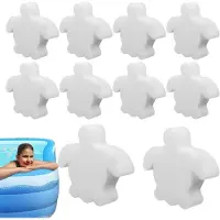 Markenlos Esponjas absorbentes de aceite para piscinas y jacuzzis, marca Schildkröte, color blanco, paquete de 10 unidades