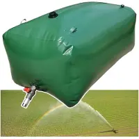 LTPRTZ Depósito de agua plegable - Tanque de agua para autocaravanas - Almacenamiento de agua para jardín - Portátil, ligero - 75-4029 litros - Verde