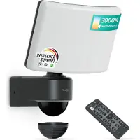 Oktaplex Faro Cali, IP65, con sensor de movimiento y mando a distancia, luz cálida, función maestra, color antracita