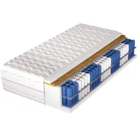 Mebline Group Colchón de 200x200 cm con tecnología SHOCK y núcleo de coco