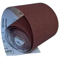 IMPERIAL ABRASIVI Papel abrasivo "CRD", modelo MT 5, grano 80, rollo de 115 x 5 metros