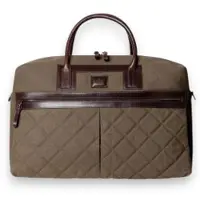 Hackett London para hombre. HM4100076 Bolsa de viaje Barton Waxed 48h verde oliva (OSFA), Casual, Algodón, Clásico, outlet 20