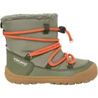 Viking - Kid's Birch Barefoot Warm WP Pull-On - Botas invierno size 32, rojo