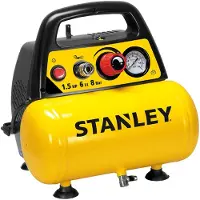 Stanley Compresor Sin Aceite De 6L + Juego De Herramientas Neumáticas
