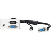 VivoLink WI221270, HDMI + VGA + 3.5 mm, blanco, 50 g, 158 mm, 116 mm, 54 mm