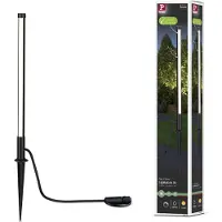 Paulmann Plug & Shine: Lámpara de poste LED, modelo "Pin", foco individual