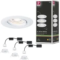 Paulmann Lámpara empotrable LED Nova Mini, kit básico, con mecanismo de inclinación